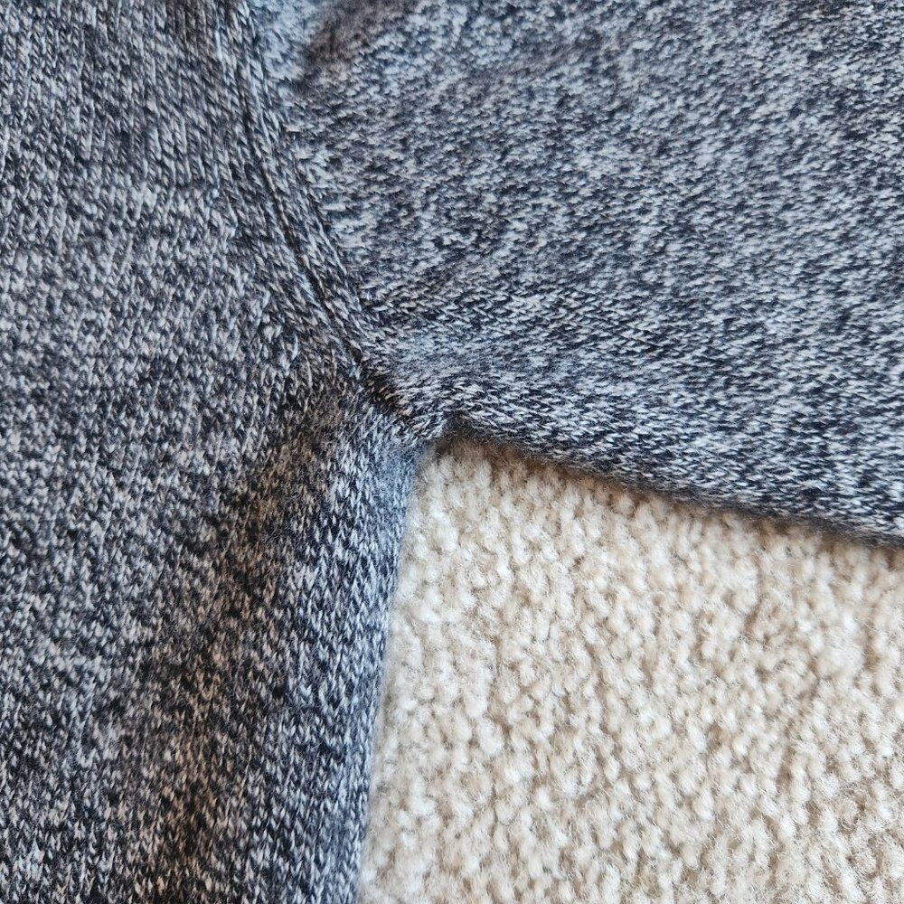 NWOT Athleta Vital V Wool/Cashmere Tunic Sweater Marled Grey - Picture 10 of 12